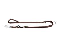 Hunter Laisse pour Entraînement Chien Nylon 2cm x 200cm Marron Réglable 3