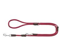 HUNTER Laisse réglable pour chien Freestyle - Couleur : bordeaux - Robuste et résistante aux intempéries - 3 positions de réglage - Corde avec noyau en polyamide - Doux au toucher - Facile d'entretien