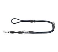 HUNTER Laisse réglable pour Chien Freestyle EIBY, Couleur : Bleu, Robuste et résistante aux intempéries, 3 Positions, Corde avec Noyau en Polyamide, Doux au Toucher, Facile d'entretien, Taille : 10