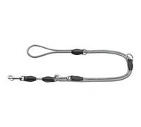 HUNTER Laisse réglable pour Chien Freestyle EIBY, Couleur : Gris, Robuste et résistante aux intempéries, 3 Positions, Corde avec Noyau en Polyamide, Doux au Toucher, Facile d'entretien, Taille : 10