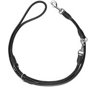 HUNTER Laisse réglable pour Chien, Round & Soft Canadian UP, en Cuir Souple, réglable en 3 Positions, Arrondie, Durable, fabriquée en Allemagne, Taille : 8/200