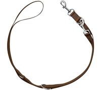 HUNTER London Laisse pour Chien, Marron, 3 Positions de Réglage, Polyester Doux, Indéchirable, Entretien Facile, Séchage Rapide, Couleur Intense, pour Le Quotidien et la Promenade, Taille 10/200