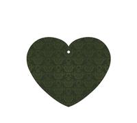 Hunter Lot de 10 cartes désodorisantes parfumées pour voiture Motif pétales de fleurs Vert