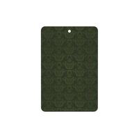 Hunter Lot de 10 cartes désodorisantes parfumées pour voiture Motif pétales de fleurs Vert