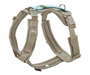 Hunter - Maldon 3.0 - Harnais pour chien - S/M - Hals 46 - 82 cm, Bauch 47 - 69 - greige / ice blue