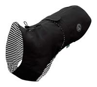 HUNTER Manteau de Pluie pour Chien Milford, Couleur : Noir, Coupe Ergonomique pour Une Protection optimale, réglable Individuellement, Fermeture éclair pour Porte-Vaisselle, Facile d'entretien et