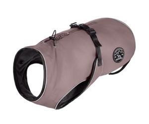 HUNTER Manteau pour Chien Uppsala, Couleur Vieux Rose, Design 2 en 1 avec Doublure Déhoussable, Imperméable, Passepoil Réfléchissant, Ventre fermé, Ajustement Optimal, Taille : 70