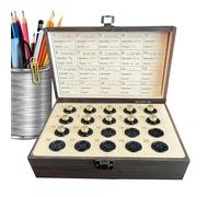 Hunter Memory Box, Vintage Deer Pattern Display, Small Decorative Box with 20 Shell Casing Slots with Walnut Support, Reliable Keepsake Utility for Collector Item Display and Preservation Management