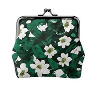 Hunter Mini pochette en cuir synthétique avec imprimé pétales floraux Vert