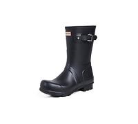 Hunter Hommes Original Court Caoutchouc Bottes en Noir Ou Marine Taille UK 6 -
