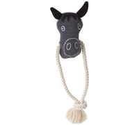 HUNTER Nebraska Jouet pour Chien Cheval avec Corde 25 cm