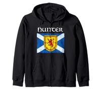 Hunter Nom de famille du clan écossais Drapeau écossais Sweat à Capuche