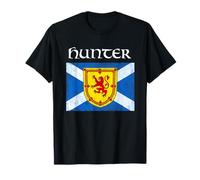 Hunter Nom de famille du clan écossais Drapeau écossais T-Shirt