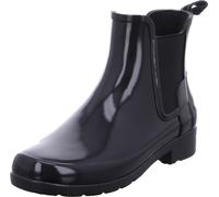 Hunter Orig al Femme Raffinée Slim Fit Végétal Chelsea Bottes Noir - 3 Royaume-Uni - 36 UE - 5 US / Noir