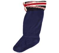 Hunter Original Brit Cuff W Chaussettes pour femme, bleu marine, L