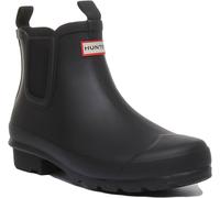 Hunter Original Junior Chelsea Enfants Caoutchouc Bottes en Noir Taille UK 12 -