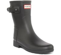 HUNTER Original Raffiné Court Slim Fit Cheville Femmes Bottes Noir UK 3 - 8
