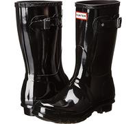 Hunter Original Short Gloss - Bottes femme - Noir (Black) - 40/41 EU. (7 UK)