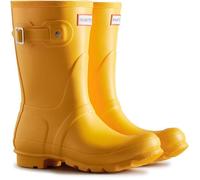 Hunter Original Short Wellington Boots Bottes En Caoutchouc Jaunes Pour Femmes 37
