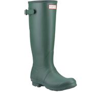 Hunter Original Tall Back Adjustable Bottes De Pluie En Caoutchouc Pour Femmes De Couleur Verte 37