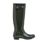 Hunter - Original Tall Gloss Boot - Femme - Chaussures - Vert - Taille: 40 EU