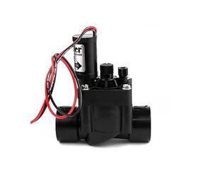 HUNTER PGV-101G-B 9V Électrovanne d'irrigation 1" - RH. PVC Avec solénoïde 9V et régulateur de débit - Électrovanne d'irrigation 1" 9V PGV-101 Hunter