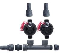 Hunter PGV100-JT-MM Dura Kit de soupape de collecteur sans contrôle de débit - Barb PGV100JTMM (2 zones)