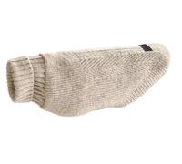 Hunter Pullover pour Chien GENF, Couleur: Beige, Pull tricoté pour Les Jours froids, Doux, agréable au Toucher, Polyester recyclé, Lavable, col Rond réversible, Haute élasticité, Taille: 60