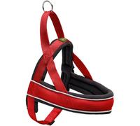 Hunter Racing Harnais Norvégien en Nylon Réfléchissant pour Chien, Rouge, 82-105/L-XL