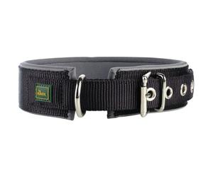 Hunter Reflect Collier en Néoprène - Noir/Gris - Taille 45, 34 - 41 cm, 45 mm