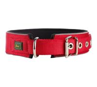 Hunter Reflect Collier en Néoprène - Rouge/Noir - Taille 45, 34 - 41 cm, 45 mm