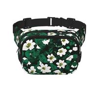 Hunter Sac banane avec fermeture éclair et sangle réglable pour jogging, cyclisme Vert, Noir , Taille unique