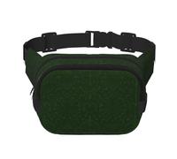 Hunter Sac banane avec sangle réglable Motif pétales floraux Vert, noir, One Size