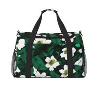 Hunter Sac de voyage avec imprimé pétales floraux Vert 50 x 33 x 25,9 cm