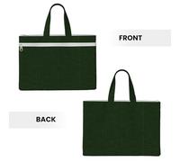 Hunter Sac fourre-tout en toile pour homme et femme Motif pétales floraux Vert