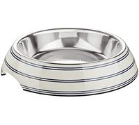 HUNTER Silda Gamelle en mélamine avec gamelle en Acier Inoxydable Blanc/Gris 350 ML