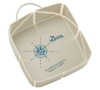 Hunter List Bol de voyage en silicone pliable Beige 590ml