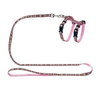 Hunter Smart Ensemble De Collier Pour Chiens En Nylon 10Mm 120Cm Marron/Rose