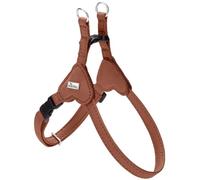 HUNTER Soho Mini Harnais pour Chien - Couleur : Cognac - Cuir de Vachette Doux et Souple - Doux pour Le Pelage - Léger - pour Petits Chiens et Chiots - Fabriqué en Allemagne - Taille : XS