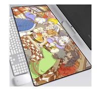 Hunter Tapis de Souris XL 900x400mm Hydrorésistant Anime Mouse Pad Grand Tapis de Souris Gamer avec Base en Caoutchouc Anti-Glissant Surface Texturée pour Ordinateur et PC, C