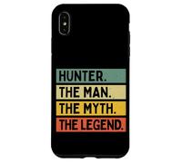 Hunter The Man The Myth The Legend Citation Humoristique personnalisée Coque pour iPhone XS Max