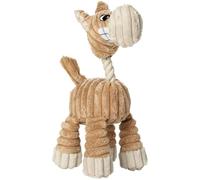 Hunter – Jouet pour chien en peluche Huggly Zoo – Girafe marron en coton