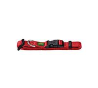 HUNTER Vario Basic Collier pour Chien, Robuste, Souple, Fermoir à Clic, Taille M/2,0 cm, Rouge