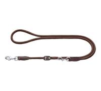 HUNTER Vario Freestyle Laisse pour Chien, Couleur : Marron, Longueur réglable en continu, Corde Robuste et adhérente, résistante aux intempéries et Facile d'entretien, Parfaite pour Le Quotidien et