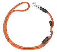 HUNTER Vario Freestyle Laisse pour Chien, Couleur : Orange, Longueur réglable en continu, Corde Robuste et adhérente, résistante aux intempéries et Facile d'entretien, Parfaite pour Le Quotidien et