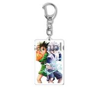 Hunter X Hunter Anime Pendentif Acrylique Killua Zoldyck Porte-clés Beelzebul Gon Freecss Hisoka Nouveauté Pendentif Tendance Dessin Animé Porte-clés