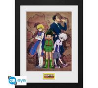 HUNTER X HUNTER - Impression encadrée "Key Art Map" (30x40)