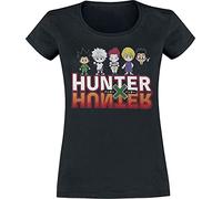 Hunter X Hunter WOHUNTXTS008 T-Shirt, Noir, L Femme