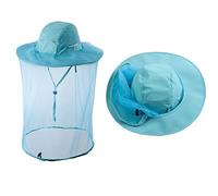 HunterBee Chapeau avec Filet en Maille moustiquaire intégré - pour Apiculture, Safari, randonnées, Jardinage