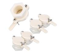 HunterBee Lot de 5 valves de porte de miel, robinet d'apiculture, valve de porte de miel, valve en plastique pour apiculture, accessoires pour équipement d'apiculture